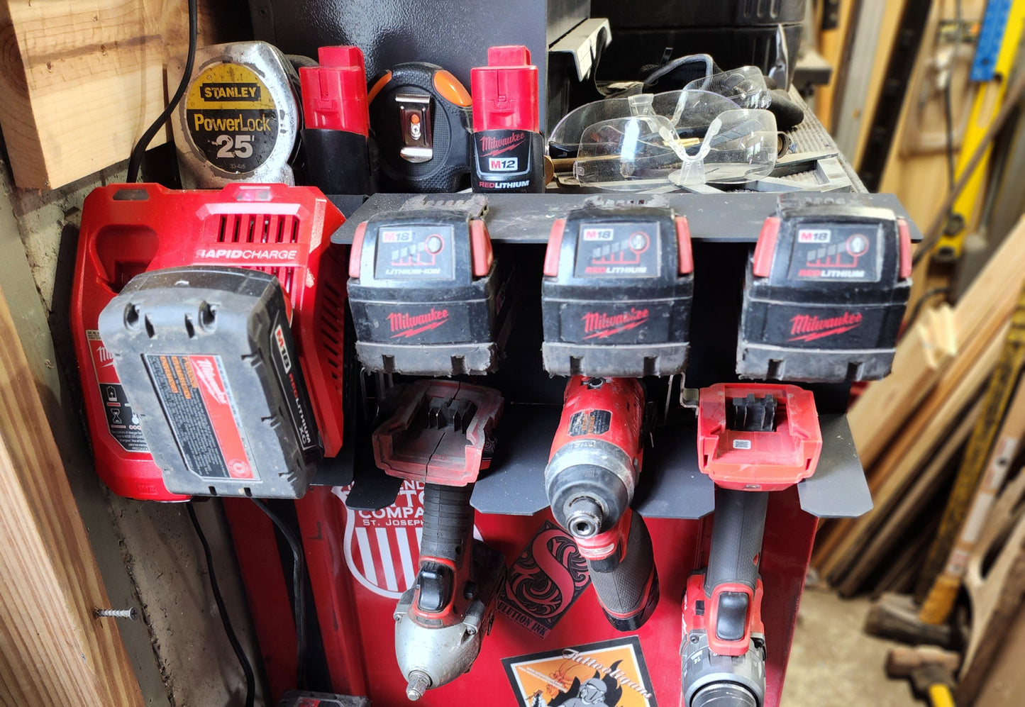 3 Tool and Battery charging Station