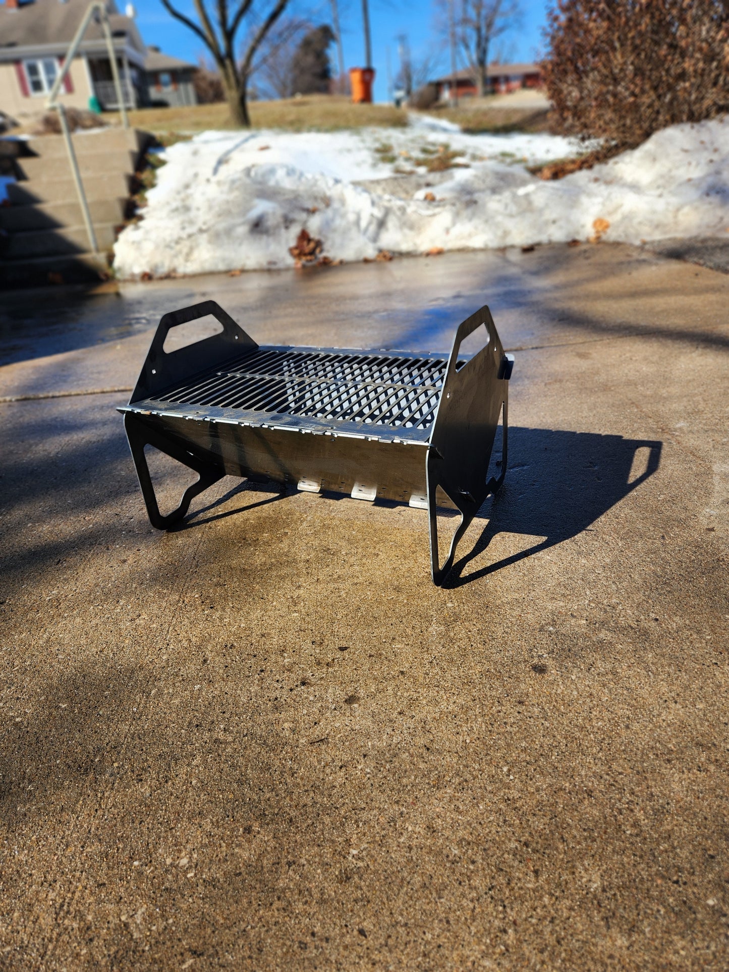 Collapsible Grill/Firepit Combo