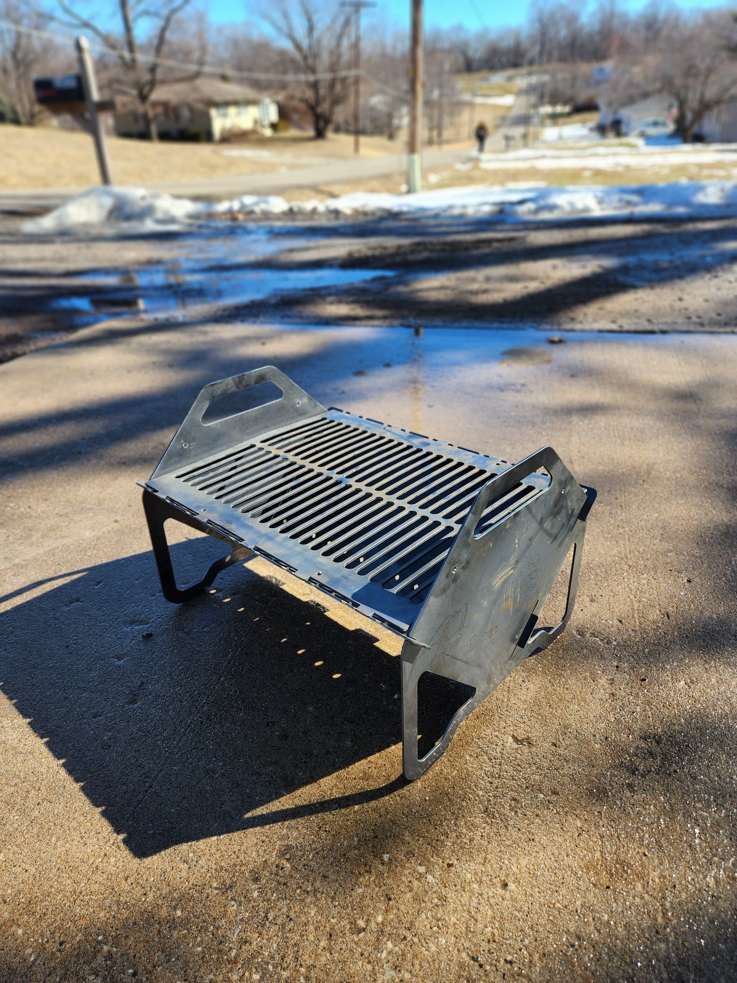 Collapsible Grill/Firepit Combo