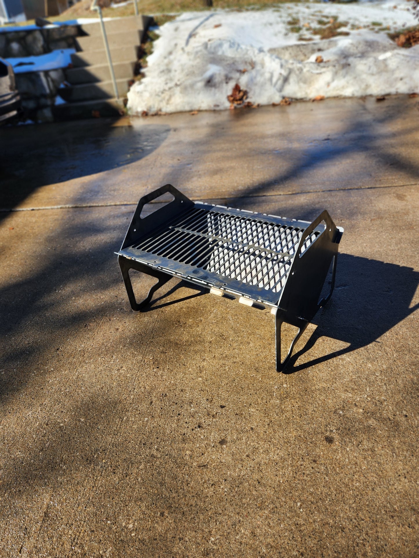 Collapsible Grill/Firepit Combo