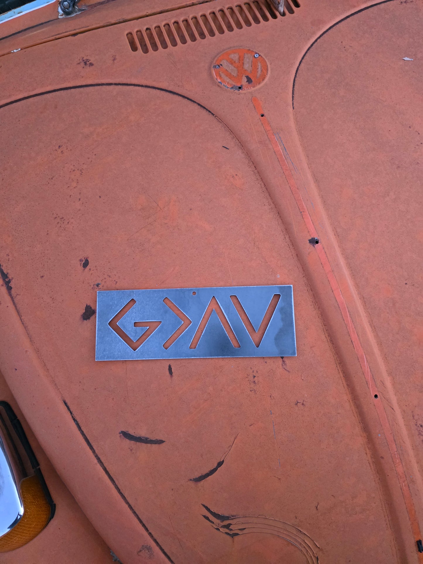 God is Greater Than the Ups and Downs Metal Sign Home Decor