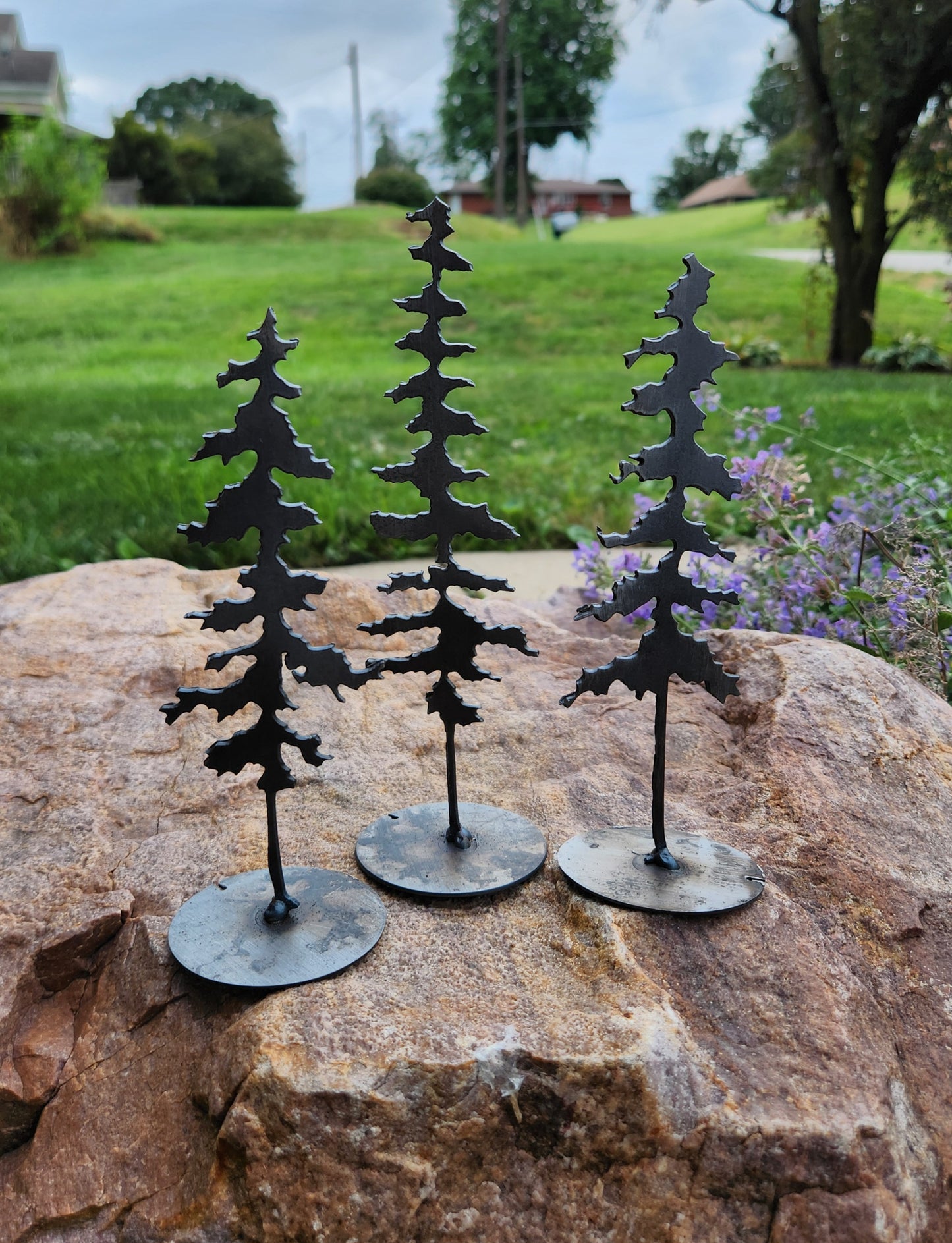 3 Tree Silhouette Decor