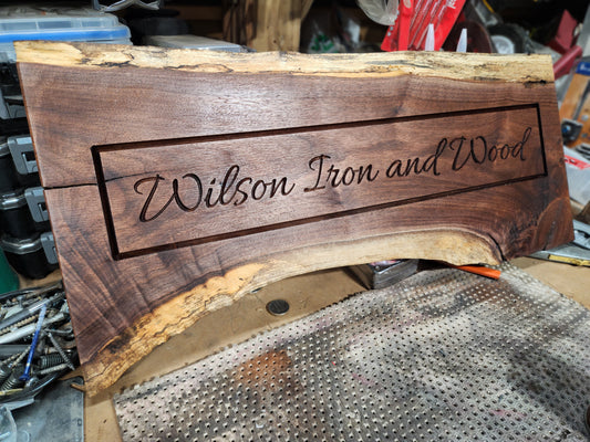 Custom Carved Wood Signs