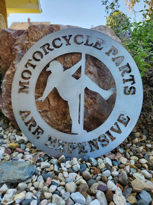 Motorcycle Parts Sign