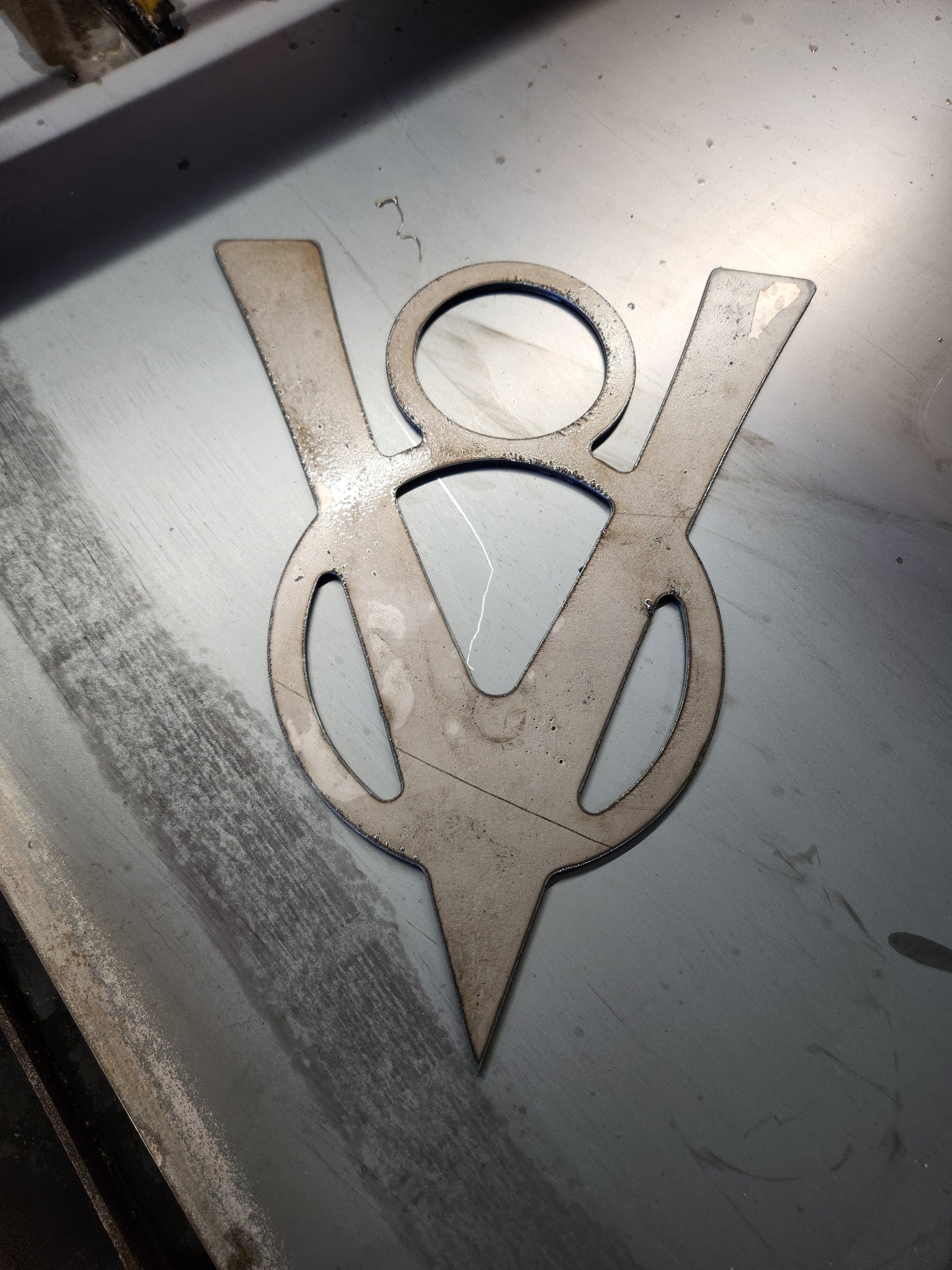 V8 sign