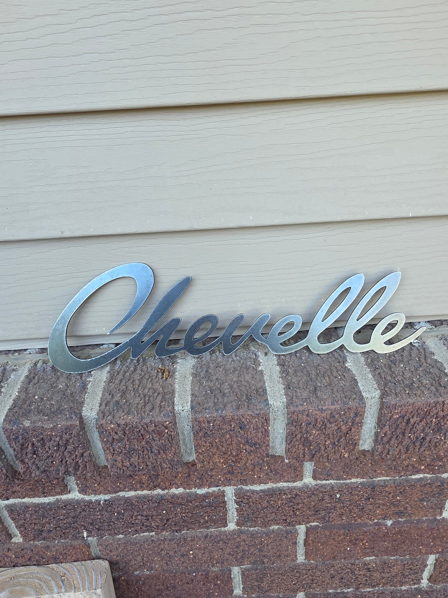 Chevelle Script sign