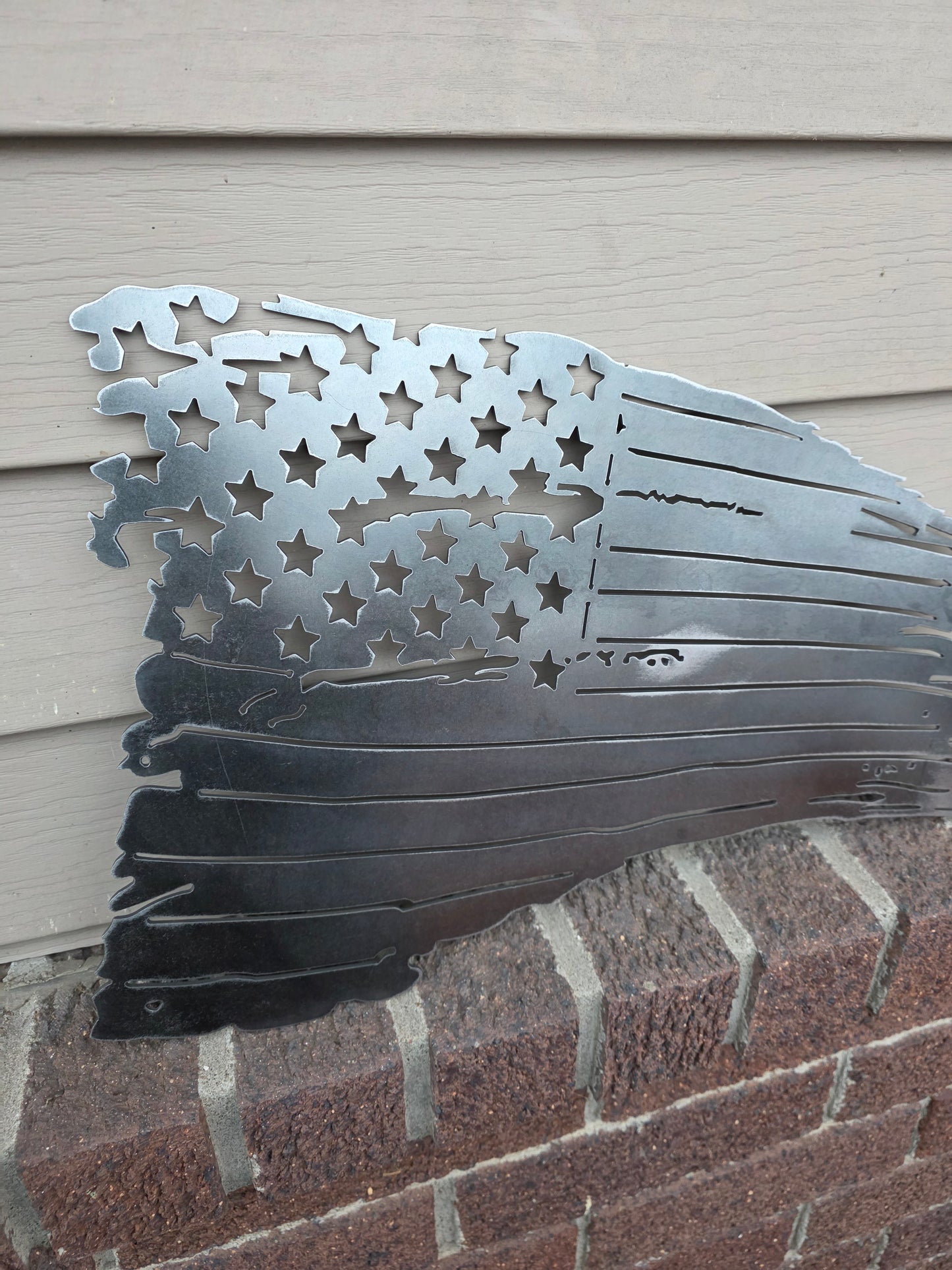 Tattered American Flag