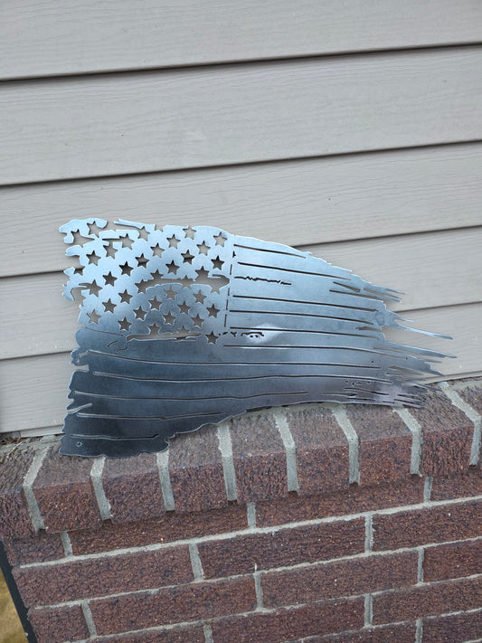 Tattered American Flag