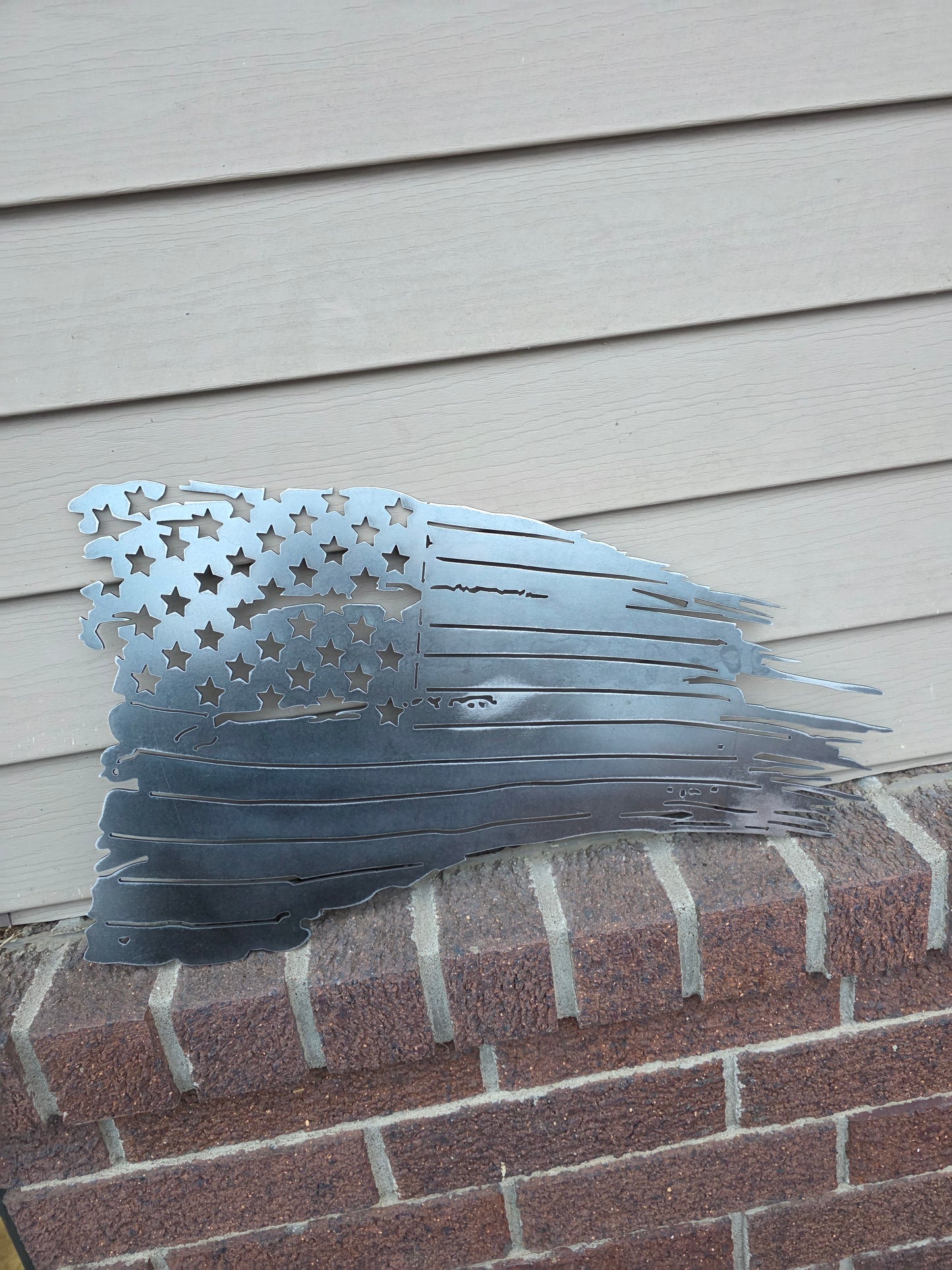 Tattered American Flag