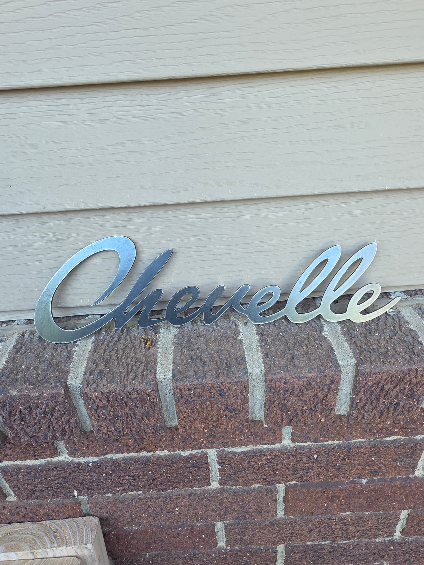 Chevelle Script sign