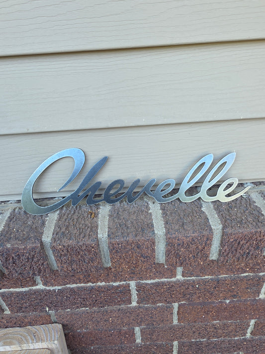 Chevelle Script sign