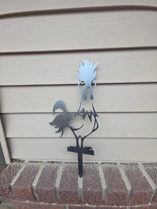 Hey Hey "hei hei" Chicken yard Decor Sign