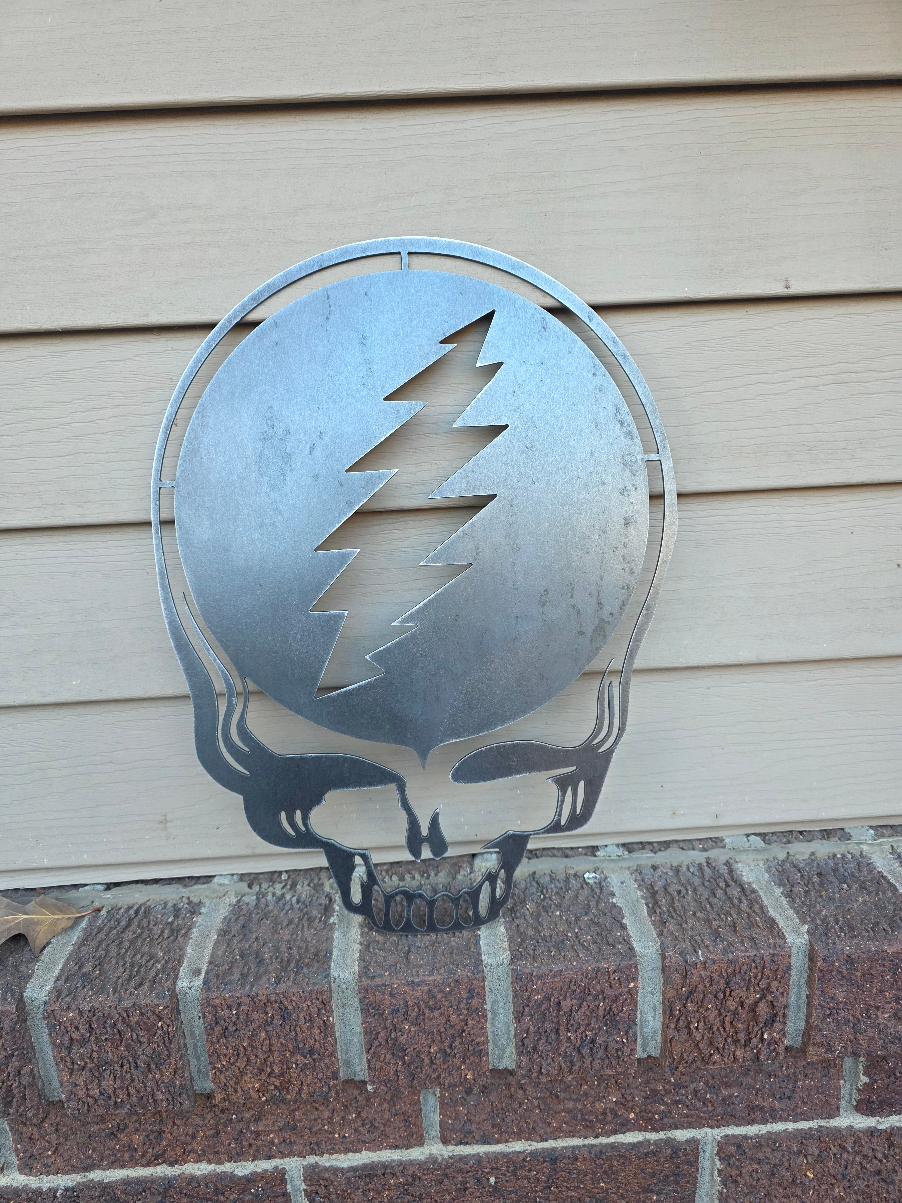 Grateful Dead style Stealie – Wilson Iron and Wood