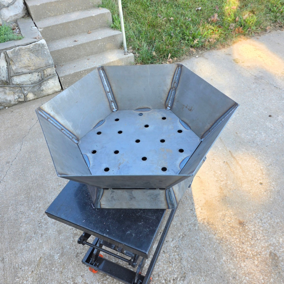 Hexagon firepit